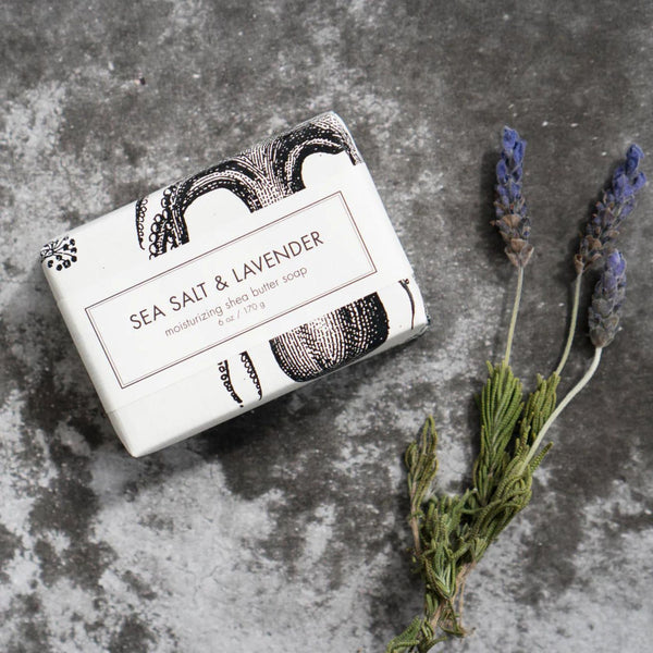 Sea Salt & Lavender- Shea Butter Bar Soap