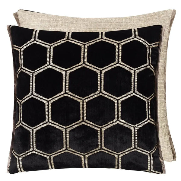 Manipur Cushion - 22x22 - Noir